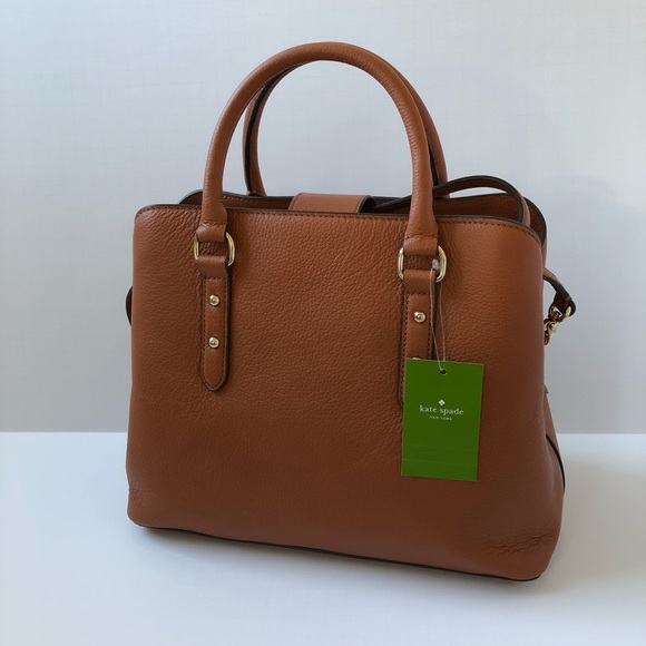 kate spade Handbags - Kate Spade Larchmont Avenue Warm Cognac Handbag